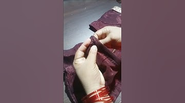 Blouse hook loop stitch // hook loop stitching Easy trick #shorts​ #ytshorts​