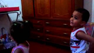 Bryan E Ana Clara Dançando Funk