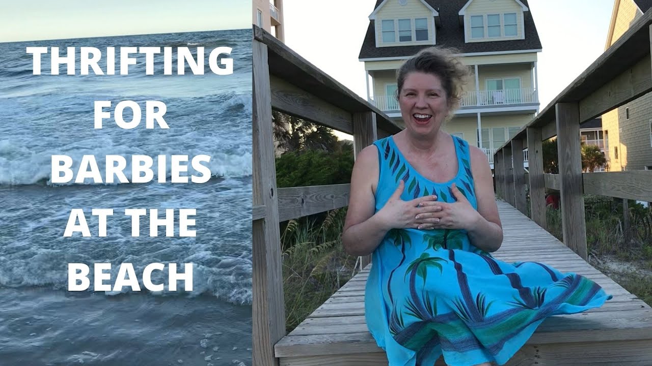 VINTAGE Doll Haul Barbie Jem clothes  AND MORE toys  THRIFTING AT THE BEACH Sue's Dolls