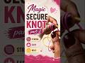 The most magic secure knot! part 2# crochet# crochet tips #crochet tutorial #crochet tips