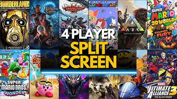 TOP 70 BEST 4 PLAYER GAMES SPLITSCREEN to Play with Friends!