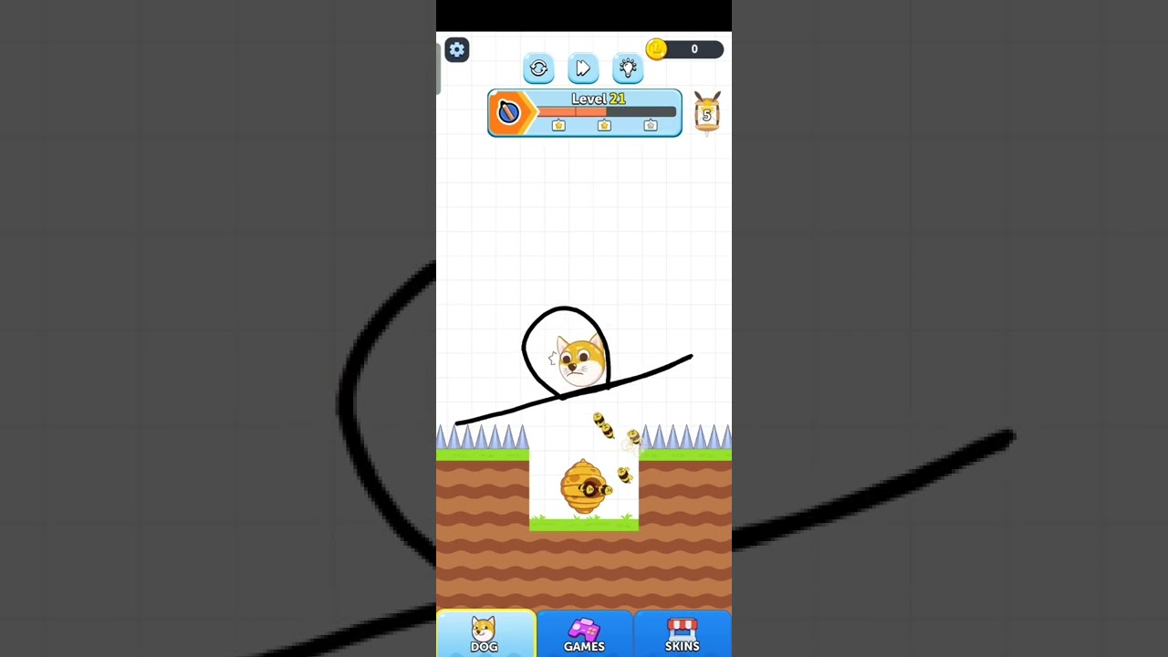 Retard Gaming | Shorts | Dog Rescue Draw Puzzle