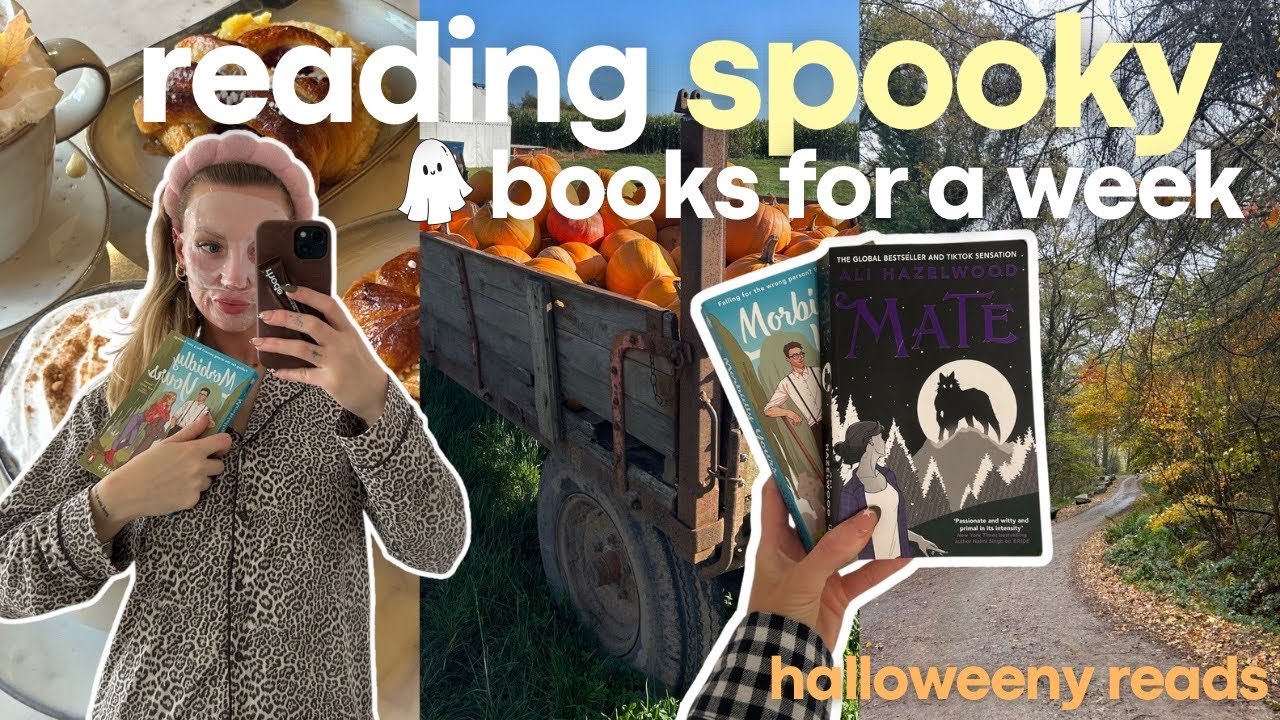 Читаю жуткие книги целую неделю! 👻 *уютный осенний видеоблог о чтении* 🍂