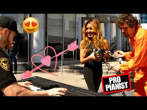 Escaped Convict & Cop AMAZE The Public on 🎹 (Top 6 Reactions 😂)