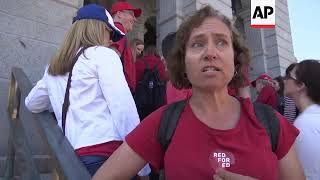 Teacher Protests Continue In Colorado