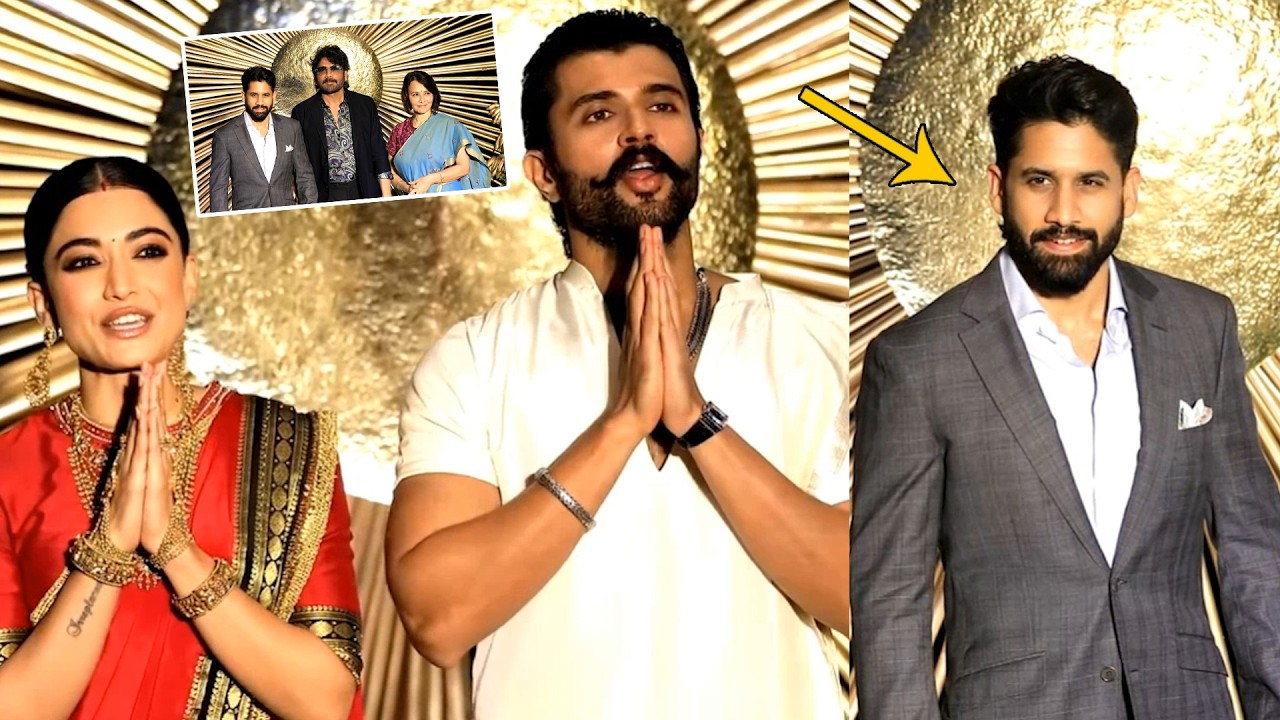 Akkineni Family Attended At Vijay Devarakonda & Rashmika Mandanna #Virosh Reception | APA