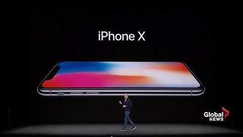 Apple unveils iPhone X