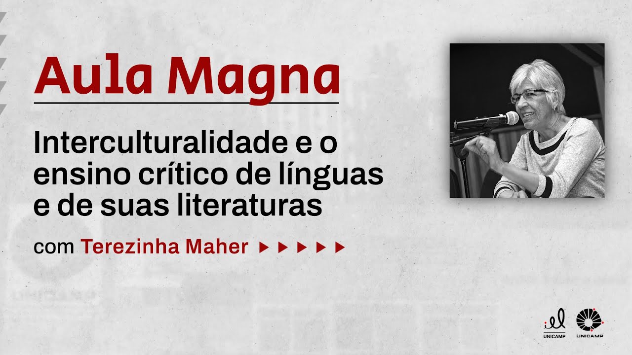 Aula Magna: Interculturalidade e o ensino crítico de línguas e de suas literaturas