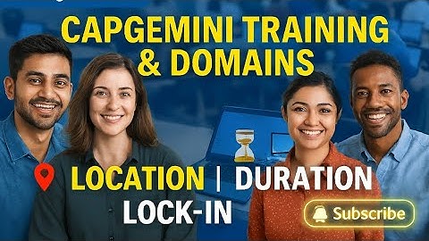 Capgemini Training & Domains Explained | Onboarding, Location, Duration & Lock-in 💻✨