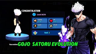 Gojo Satoru Evolution from Level 1 to Level 50 Max [Stick Chursed Phantom Fight] screenshot 4