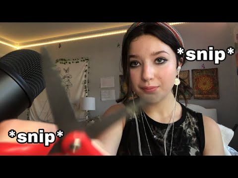ASMR// FAST AND AGGRESSIVE HAIRCUT!!