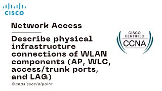 CCNA 20: Describe physical infrastructure connections of WLAN components screenshot 1