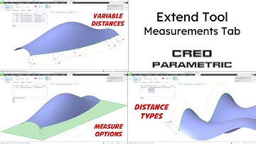 Creo Parametric - Extend Tool - Part 2 - Measurements Tab