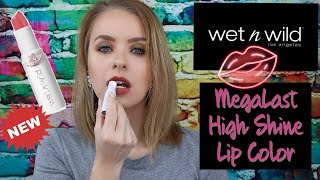 Wet n Wild Mega Last High-Shine Lip Color | All 13 Shades Swatched!