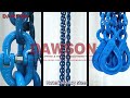 G100 Quadruple Legs Lifting Chain Slings | Alloy Steel Heavy Duty Lifting Sling