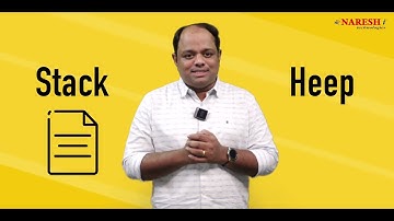 Difference Between Stack and Heap Memory in Java | Mr. Kishan | Naresh IT