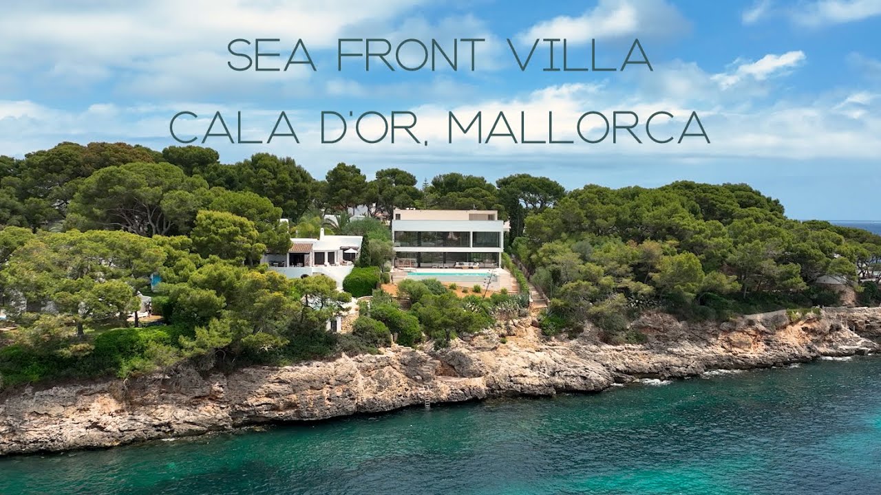Luxury Real Estate Video Of First Line Villa In Cala d'Or, Mallorca