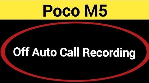 How to turn off auto call recording, auto call recording band kaise karen, Poco M5 me auto call reco