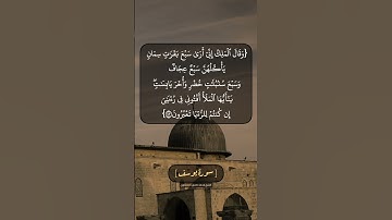 سورة يوسف الآية ٤٣ و ٤٤ بصوت الشيخ محمد صديق المنشاوي