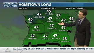 Jake's First Alert Forecast: Quiet Weather Returns for the Rest of the Week