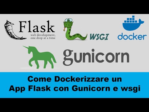 Dockerizzare Flask con wsgi e gunicorn