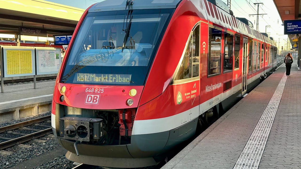 RB 12: Nürnberg Hbf - Fürth (Bay) Hbf - Markt Erlbach