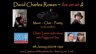 David Charles Rowan on the Outer Limits radio show  - 8th January 2020