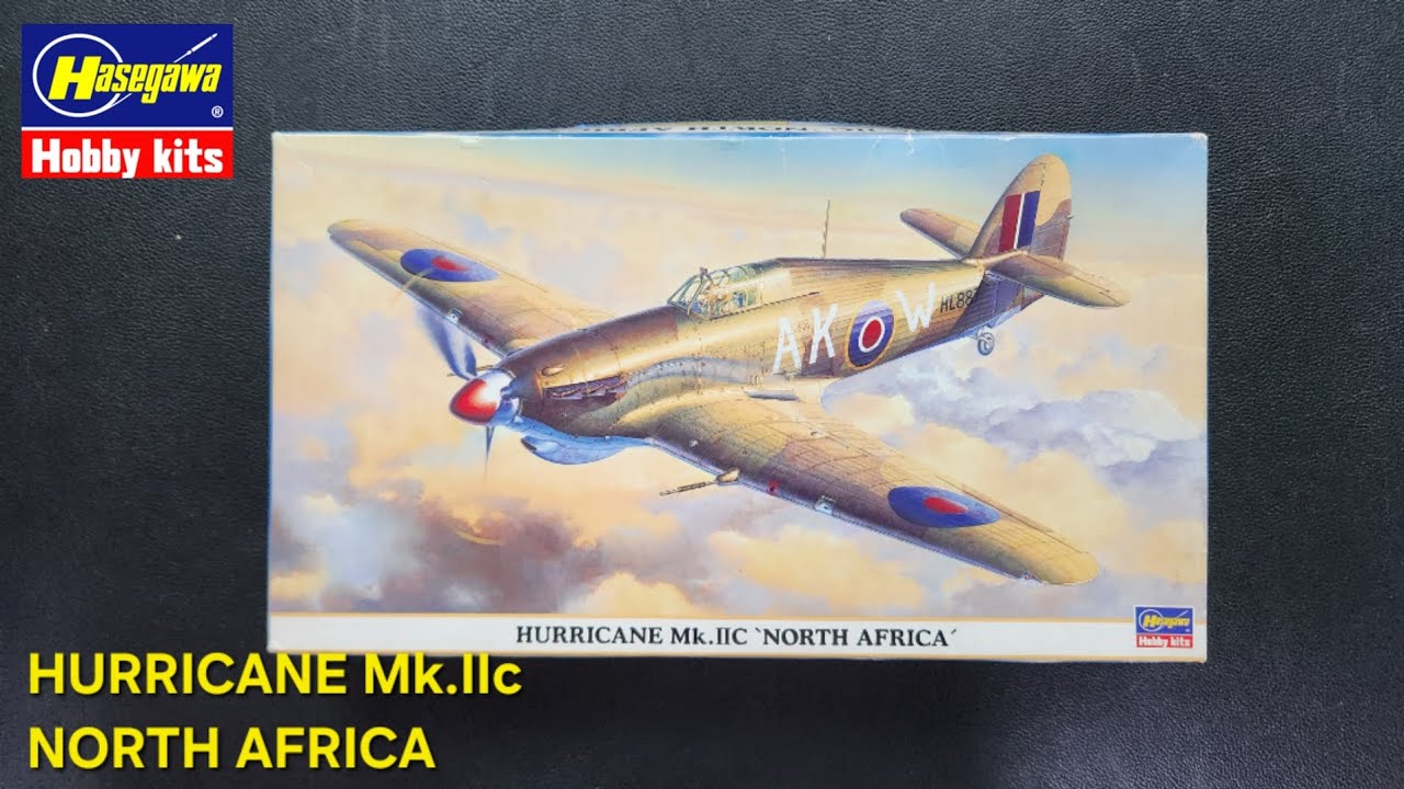 Hasegawa 1/48 Hurricane Mk.IIc North Africa Unboxing | RAF Desert