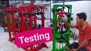 pengecekan alat pres velg abc sebelum dikirim