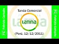 Tanda comercial frecuencia latina per 12122011 