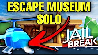 How To Rob Museum Solo Roblox Jailbreak Adaarm Gaming