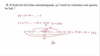 43 -DARS:  Matnli masalalar.  Tenglamaga oid masalalar (Amaliyot)