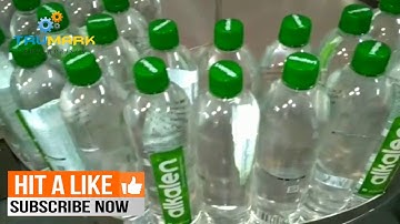 automatic wrap around sticker labelling machine for transparent labels,   Bottiglia Etichettatrice