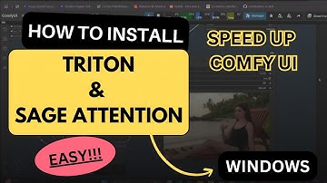Triton & Sage Attention voor ComfyUI installeren op Windows (EASY)