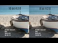 fram[e]s - Fujifilm X-T3 - 4k 10 bit 4:2:0 vs 8 bit 4:2:0