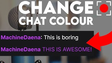 💬 How to Change Twitch Chat Colour & Bot Text Colour