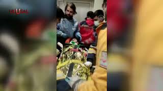 112. saatte gelen mucize: 5 yaşındaki çocuk enkazdan kurtarıldı