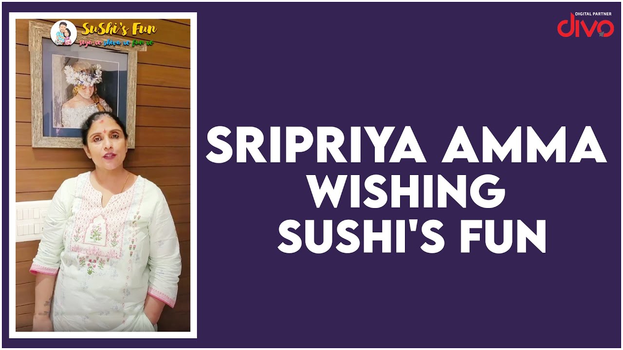 Sripriya Amma Wishing SuShi's Fun | Biggboss Suja Varunee, Shiva Kumarr 