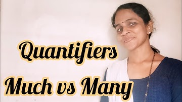 Much vs Many | Easy Quantifiers Lesson|Determiners Part 2
