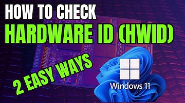 How to Check Hardware ID (HWID) in Windows 11 (2 QUICK & EASY WAYS)