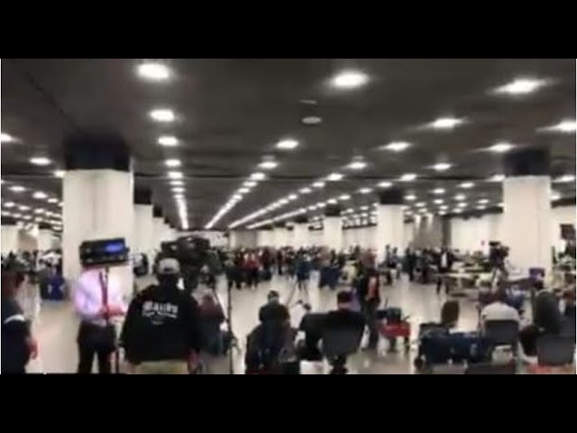 Conservative Michigan poll watchers locked out and prevented from observing ballot counting. content media