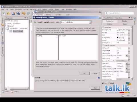 a simple demo for JTree