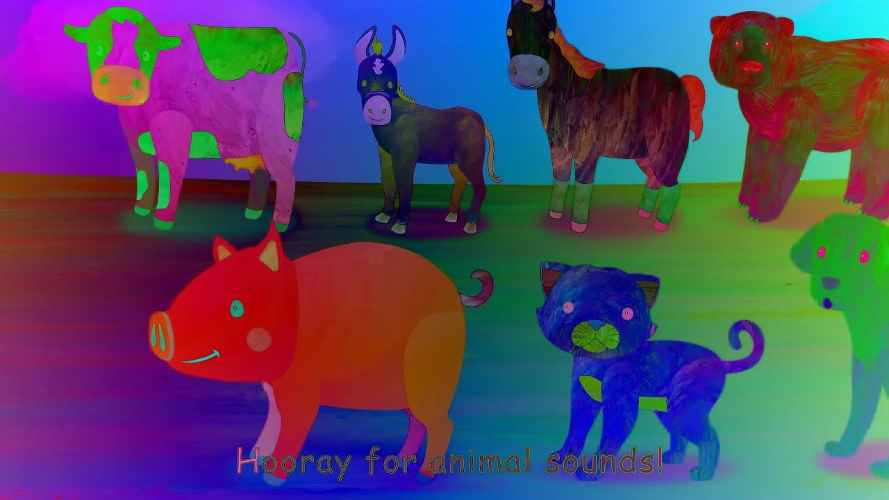 Today We Sing The Animal Sounds!! | (Sponsored by: Gamavision Csupo Effects)