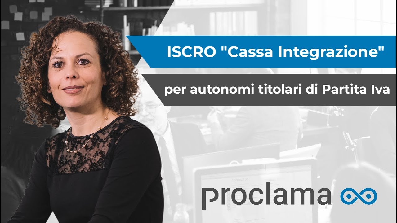ISCRO "Cassa Integrazione" per autonomi titolari di Partita Iva