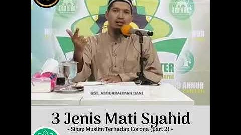 3 Jenis Mati Syahid