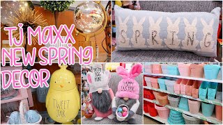 NEW EASTER DECOR SHOP WITH ME AT TJ MAXX + DOLLAR TREE | EASTER DECOR, HOME DECOR, SPRING DECOR 2022