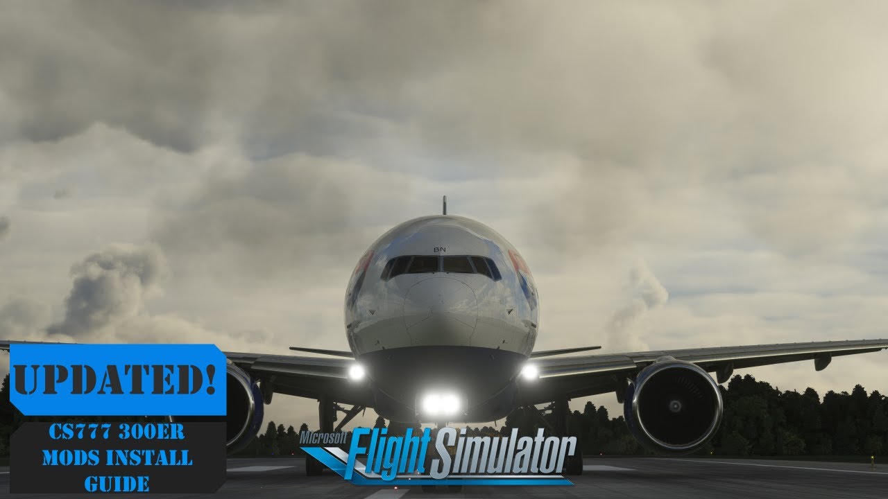 MSFS Captain Sim 777-300er MOD Install UPDATED!