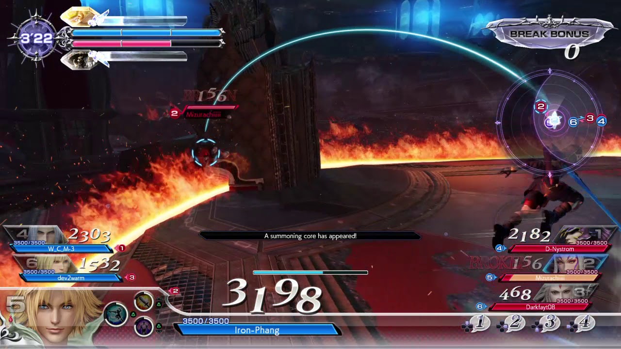 DISSIDIA FINAL FANTASY NT Open Beta Tidus Gameplay - YouTube