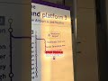I saw the Glass barriers On the Elizabeth line #train #hotels #travel #uk