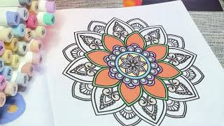 ASMR Mandala Flow Coloring Relaxation Coloring Sounds | #ASMR #Flow #Mandala #Coloring #shortsvideo